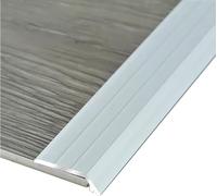 GPECTIFO Heavy Duty Aluminum Floor Transition Strip, for Bridges The Gap Between Similar Height Laminate Floors Tiles, Non-Slip Slope Edge Protection(D,1.2m/47 inch)