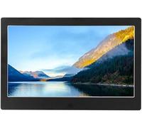 GPECTIFO Multi Functional Digital Photo Frame Recorder, Electronic Photo Album, Photo Frame Advertising Machine, Photo Display Stand(Schwarz)