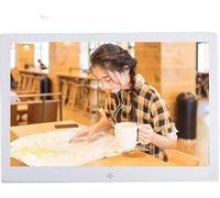 GPECTIFO Multi Functional Digital Photo Frame Recorder, Electronic Photo Album, Photo Frame Advertising Machine, Photo Display Stand(Silver)