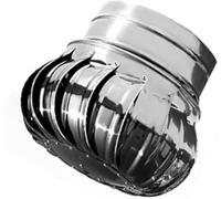 GPECTIFO Stainless Steel Roof Ventilator Rotating Chimney Vent 110/160/200mm Optional(200mm)