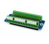 GPIO Terminal Block Breakout Board - 40-Pin Screw Terminal Expansion Compatible with Raspberry Pi 5/4B/3B+/3B/Zero for DIY, Prototyping & Electronics Projects