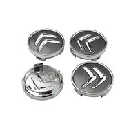 GPKFOLQM 4 pcs Wheel Centre Caps, for Citroen C4 Cactus (2014+) 60mm Dust Rust Hub Centre Caps Car Wheel Rims Protectors Auto Decoration Accessories,C