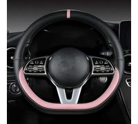 GPKFOLQM Car Steering Wheel Cover, for Audi A3 8P 8L 8V S3 RS3 Q3 S Linie 2014-2023 Non-Slip Breathable Car Steering Wheel Protective Cover Steering Wheel Protector,G-D