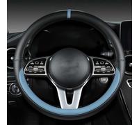 GPKFOLQM Car Steering Wheel Cover, for Audi A3 8P 8L 8V S3 RS3 Q3 S Linie 2014-2023 Non-Slip Breathable Car Steering Wheel Protective Cover Steering Wheel Protector,H-O
