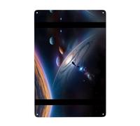 Gpkgsigt A fascinating universe Printing Tin decorative painting 8x12in Made of tinplate, wear-resistant and durable