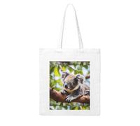 Gpkgsigt A little koala Printing Woman Canvas Tote Bag Strong and durable for traveling, shopping, Daily One Size