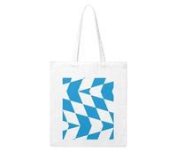 Gpkgsigt Bavarian flag Printing Woman Canvas Tote Bag Strong and durable for traveling, shopping, Daily One Size