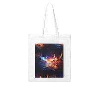 Gpkgsigt Beautiful Music Note Printing Woman Canvas Tote Bag Strong and durable for traveling, shopping, Daily One Size