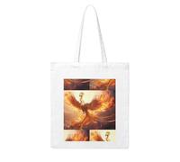 Gpkgsigt Beautiful phoenix Printing Woman Canvas Tote Bag Strong and durable for traveling, shopping, Daily One Size