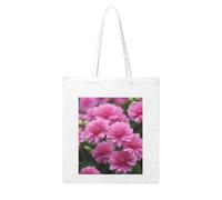 Gpkgsigt Beautiful pink flowers Printing Woman Canvas Tote Bag Strong and durable for traveling, shopping, Daily One Size