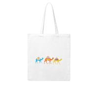 Gpkgsigt Colorful camel caravan Printing Woman Canvas Tote Bag Strong and durable for traveling, shopping, Daily One Size
