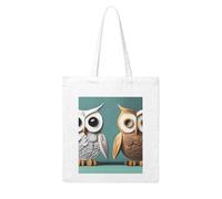 Gpkgsigt Cute owls Printing Woman Canvas Tote Bag Strong and durable for traveling, shopping, Daily One Size