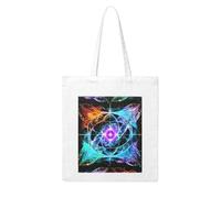 Gpkgsigt Eight Dimensional Space Printing Woman Canvas Tote Bag Strong and durable for traveling, shopping, Daily One Size
