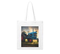 Gpkgsigt Fantasy Farm Tractor Printing Woman Canvas Tote Bag Strong and durable for traveling, shopping, Daily One Size