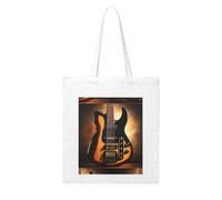 Gpkgsigt Instrumental Guitar Printing Woman Canvas Tote Bag Strong and durable for traveling, shopping, Daily One Size