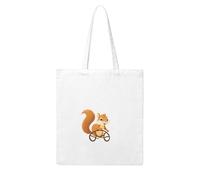 Gpkgsigt Little squirrel running on the wheel Printing Woman Canvas Tote Bag Strong and durable for traveling, shopping, Daily One Size