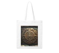 Gpkgsigt Mayan Calendar End of The World Printing Woman Canvas Tote Bag Strong and durable for traveling, shopping, Daily One Size