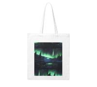 Gpkgsigt Northern Lights Printing Woman Canvas Tote Bag Strong and durable for traveling, shopping, Daily One Size
