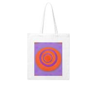 Gpkgsigt Orange circle centre Printing Woman Canvas Tote Bag Strong and durable for traveling, shopping, Daily One Size