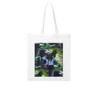 Gpkgsigt Panther With Blue Eyes Printing Woman Canvas Tote Bag Strong and durable for traveling, shopping, Daily One Size