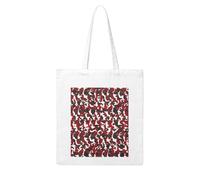 Gpkgsigt Red Camo Printing Woman Canvas Tote Bag Strong and durable for traveling, shopping, Daily One Size