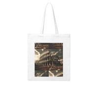 Gpkgsigt Remains of the Roman Colosseum Printing Woman Canvas Tote Bag Strong and durable for traveling, shopping, Daily One Size