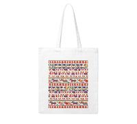 Gpkgsigt Runner Swedish Dala Horse Folk Printing Woman Canvas Tote Bag Strong and durable for traveling, shopping, Daily One Size