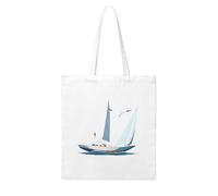 Gpkgsigt Seagulls on a sailboat Printing Woman Canvas Tote Bag Strong and durable for traveling, shopping, Daily One Size
