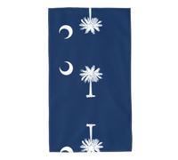 Gpkgsigt South Carolina Flag Printing Towel Towels 27.5x16in Skin-Friendly Absorbent Fluffy and Soft for Bathroom, Beach, Outdoors