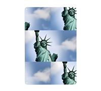 Gpkgsigt Statue of Liberty in NYC Printing Tin decorative painting 8x12in Made of tinplate, wear-resistant and durable