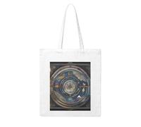 Gpkgsigt Tarot Compass Printing Woman Canvas Tote Bag Strong and durable for traveling, shopping, Daily One Size