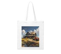 Gpkgsigt Texas Farm Tractor Printing Woman Canvas Tote Bag Strong and durable for traveling, shopping, Daily One Size