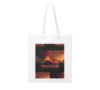 Gpkgsigt The erupting Kilauea volcano Printing Woman Canvas Tote Bag Strong and durable for traveling, shopping, Daily One Size