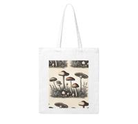 Gpkgsigt Vintage Mushrooms Drawings Printing Woman Canvas Tote Bag Strong and durable for traveling, shopping, Daily One Size