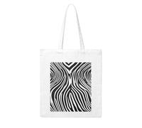Gpkgsigt Zebra Print Printing Woman Canvas Tote Bag Strong and durable for traveling, shopping, Daily One Size