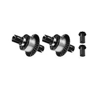 GPM 20CrInTiH Steel + 7075 Alloy Front & Rear Complete Differential 30/9T For ARRMA 1/5 KRATON 8S EXB OUTCAST 8S EXB - Silver