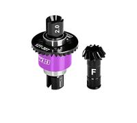 GPM 20CrMnTi Steel + Aluminium 7075 Alloy Front Differential 12/30T 0.8 Mod For Arrma 1/16 Mini Kraton 3S Speed Truck Upgrades - Purple