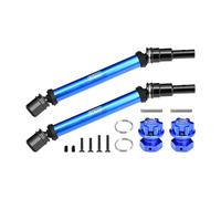 GPM 4140 Carbon Steel+Alloy Front Or Rear Adjustable CVD Drive Shaft With Wheel Hex & Wheel Nut 17mm For Arrma 1:10 KRATON 4S BLX-ARA102690 / OUTCAST 4S BLX-ARA102692 Upgrades - Blue