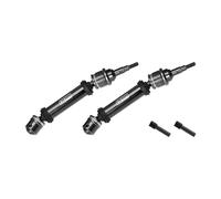 GPM 4140 Carbon Steel+ Aluminium 6061-T6 Alloy Front CVD Drive Shaft For Traxxas 1/10 Ford Fiesta ST Rally VXL Upgrades - Black