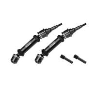 GPM 4140 Carbon Steel+ Aluminium 6061-T6 Alloy Rear CVD Drive Shaft For Traxxas 1/10 Ford Fiesta ST Rally VXL Upgrades - Black
