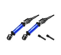 GPM 4140 Carbon Steel+ Aluminium 6061-T6 Alloy Rear CVD Drive Shaft For Traxxas 1/10 Ford Fiesta ST Rally VXL Upgrades - Blue
