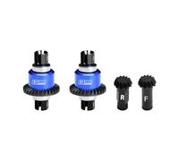 GPM 4140 CARBON STEEL + Aluminium 7075 ALLOY FRONT & REAR DIFFERENTIAL GEAR SET 12/30T For Arrma 1:18 GRANITE GROM / 1:14 TYPHON GROM / 1:16 MOJAVE GROM/QUAKE GROM/GORGON GROM - Blue