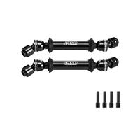 GPM 4140 Carbon Steel Center CVD Drive Shaft for 1/10 Axial SCX10 III/Pro/CJ-7 Upgraded 6061-T6 Alloy RC Crawler Parts (Black)