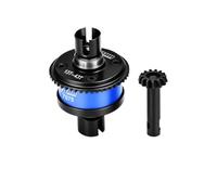 GPM 4140 Steel + Aluminium 7075 Alloy Front Or Rear Complete Differential 13/43T/1.0 Mod For LOSI 1/8 LMT 1.0/2.0 Solid Axle Monster Truck Upgrades - Blue