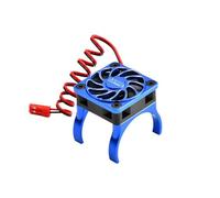 GPM Aluminium 6061-T6 Alloy High Speed Cooling Fan 18000 RPM Compatible with 36mm Motor for Traxxas 1:16 Mini Maxx/Mini Slash/XRT VXL 3S / 1:8 Jato 2S 4S Upgrade Parts - Blue