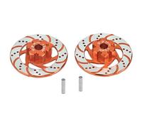 GPM Aluminium 7075 +3mm Front Or Rear Hex With Brake Disk With Silver Lining For Traxxas 1:7 Unlimited Desert Racer UDR Pro-Scale 4X4 85076-4 85086-4 Upgrades - Orange