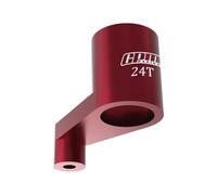 GPM Aluminium 7075 Alloy 24T Servo Arm for LOSI 1:24 Micro-B 2WD Buggy RTR-LOS00007 / 1:28 Micro-T 2S 2WD RTR Stadium Truck-LOS-1392 Upgrades - Red