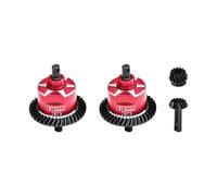 GPM Aluminium 7075 Alloy + 4140 Carbon Steel Front & Rear Complete Differential For Traxxas 1:10 Slash 4X4 / Rustler VXL/Hoss VXL 3S / Ford F-150 / Stampede/Jato 4X4 2S 4S / 1:7 XO-01 - Red