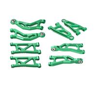 GPM Aluminium 7075 Alloy Front + Rear Upper And Lower Suspension Arms For Arrma 1/16 MOJAVE GROM DESERT TRUCK Upgrades - Green