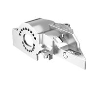 GPM Aluminium 7075 Alloy Integrated Motor Base (Original) for Traxxas 1:16 Mini Maxx 4WD 107154-1 / Mini XRT VXL-3S 108076-1 Monster Truck Upgrades - Silver